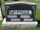 McPhail headstone in Burnsland Cemetery, Calgary